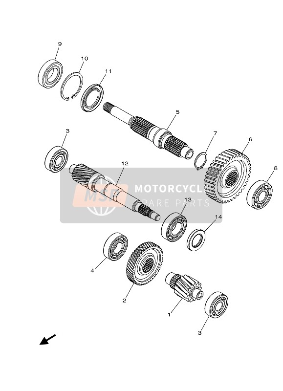 Yamaha XMAX 300 2020 TRANSMISSION for a 2020 Yamaha XMAX 300